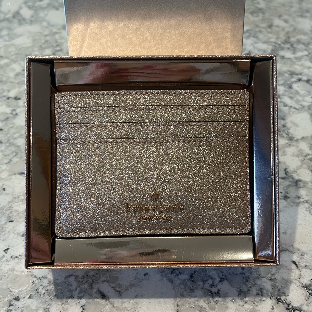 ♠️♠️KATE SPADE GLITTER CARD HOLDER♠️♠️
